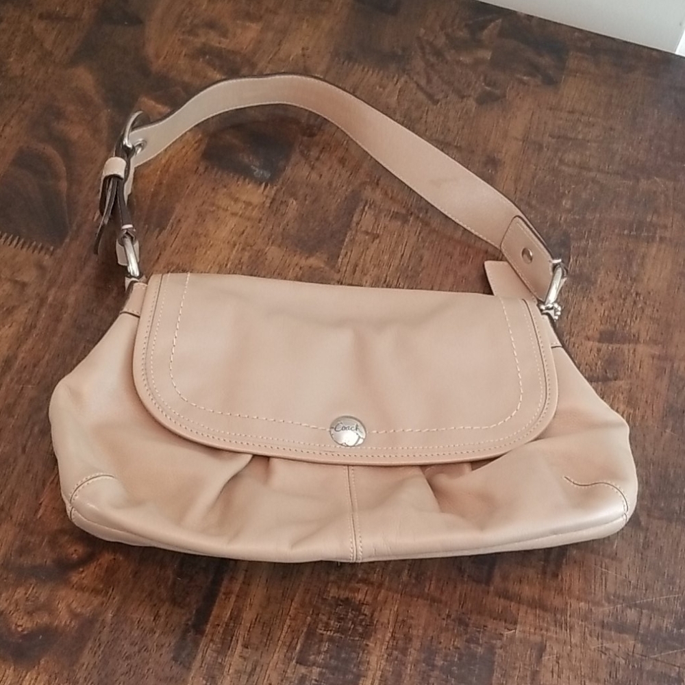 Coach Leather Shoulder Bag